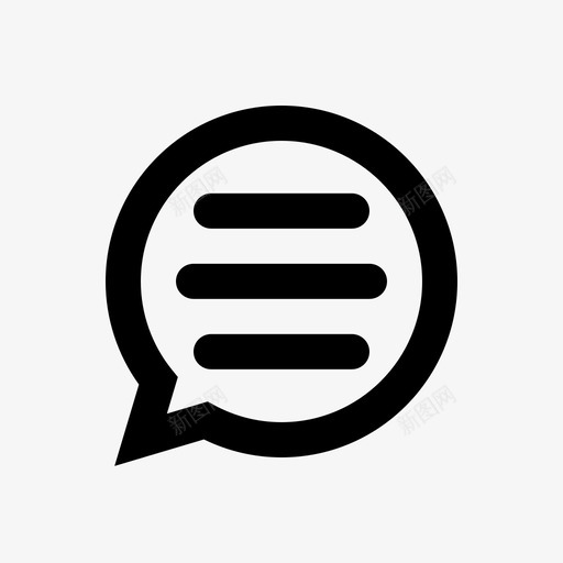 气泡消息弹出窗口语音气泡图标svg_新图网 https://ixintu.com 基本ui卷1 弹出窗口 气泡消息 语音气泡