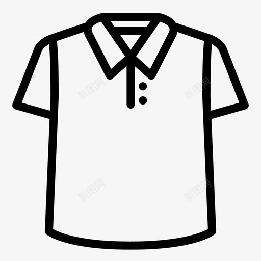 衬衫衣服时装图标svg_新图网 https://ixintu.com 上衣 时装 衣服 衬衫