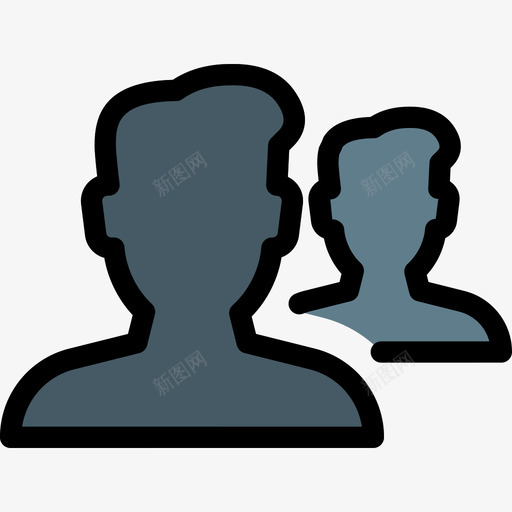 组用户19线性颜色图标svg_新图网 https://ixintu.com 用户19 线性颜色 组