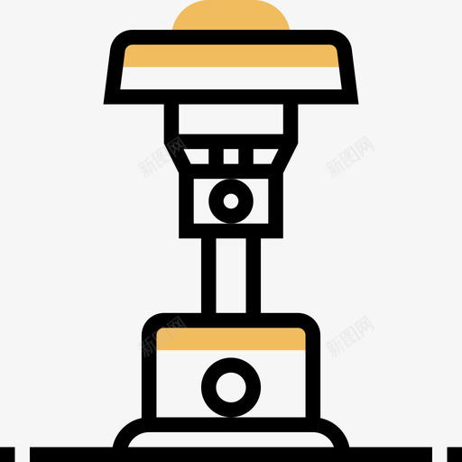 加热器电子装置9黄色阴影图标svg_新图网 https://ixintu.com 加热器 电子装置9 黄色阴影