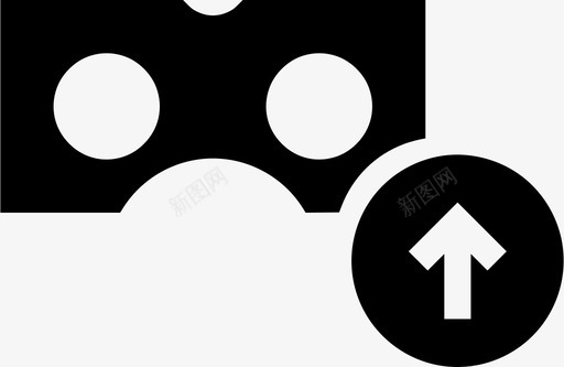 vr向上模拟器虚拟现实图标svg_新图网 https://ixintu.com vr向上 vr箭头 模拟器 虚拟现实