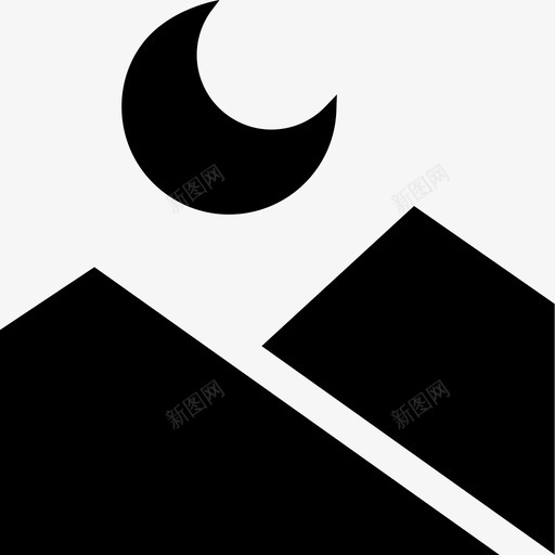 晚上169号天气满了图标svg_新图网 https://ixintu.com 169号天气 晚上 满了