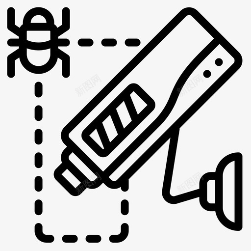 安全摄像头黑客23线性图标svg_新图网 https://ixintu.com 安全摄像头 线性 黑客23