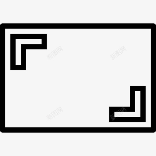 相框照片和视频2线性图标svg_新图网 https://ixintu.com 照片和视频2 相框 线性