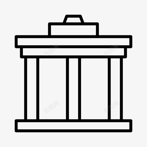 勃兰登堡门古代德国图标svg_新图网 https://ixintu.com 勃兰登堡门 历史 古代 德国 现代史
