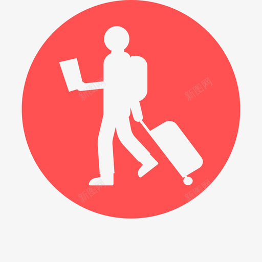 旅行游客svg_新图网 https://ixintu.com 旅行游客 旅游、游客、会员
