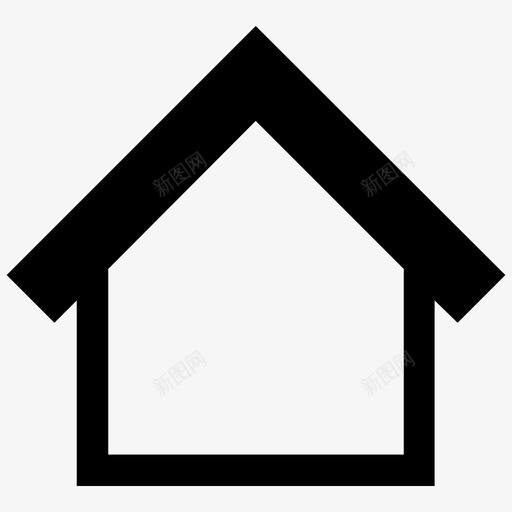 家庭申请住所图标svg_新图网 https://ixintu.com 住所 家庭 申请