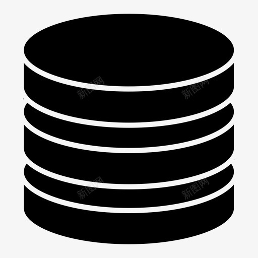 数据库数据分析黑暗图标svg_新图网 https://ixintu.com 数据分析黑暗 数据库