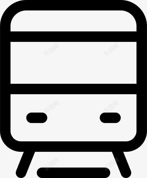 有轨电车铁路轨道图标svg_新图网 https://ixintu.com 地下 旅程 有轨电车 火车 轨道 运输 铁路