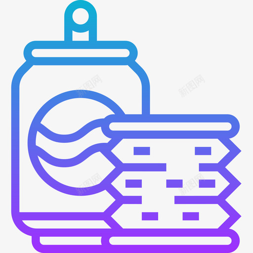 软饮料垃圾3梯度图标svg_新图网 https://ixintu.com 垃圾3 梯度 软饮料