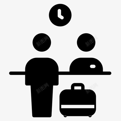 服务台133号酒店glyph图标svg_新图网 https://ixintu.com 133号酒店 glyph 服务台