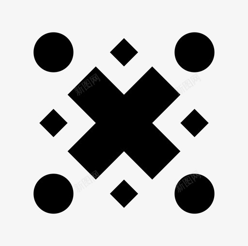 全方交叉圆几何体图标svg_新图网 https://ixintu.com 全方交叉 几何体 圆 玻璃 窗口 缓冲