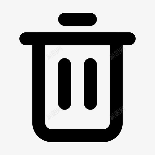 删除垃圾箱用户界面基本图标svg_新图网 https://ixintu.com 删除 垃圾箱 用户界面基本图标