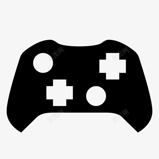 游戏板控制器玩家图标svg_新图网 https://ixintu.com xbox 控制器 游戏板 玩家 视频 设备游戏固态