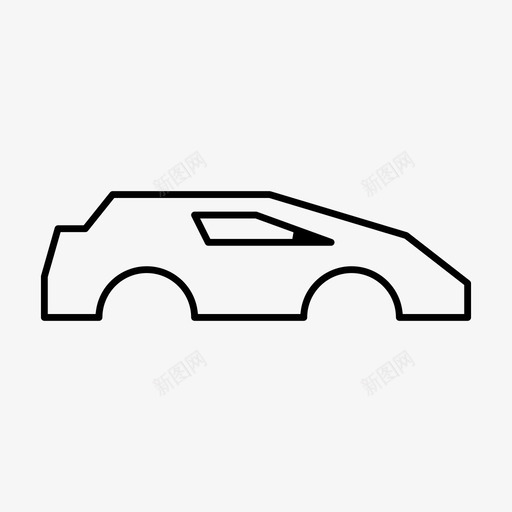 底盘车运输车车线薄图标svg_新图网 https://ixintu.com 底盘车 车线稿 车线薄 运输车