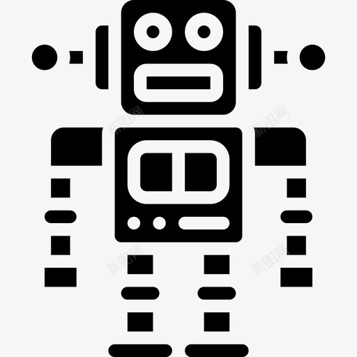 机器人玩具31填充图标svg_新图网 https://ixintu.com 填充 机器人 玩具31