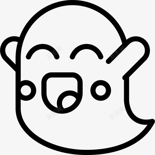 鬼魂万圣节111直系图标svg_新图网 https://ixintu.com 万圣节111 直系 鬼魂