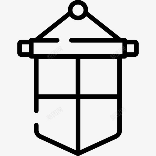 横幅中世纪20直线图标svg_新图网 https://ixintu.com 中世纪20 横幅 直线
