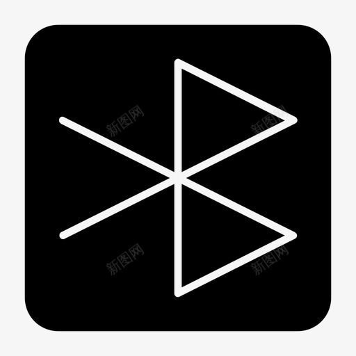 蓝牙媒体共享共享图标svg_新图网 https://ixintu.com 共享 媒体共享 技术 用户界面 蓝牙