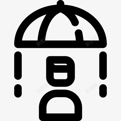 保险人寿保护图标svg_新图网 https://ixintu.com 人力资源 人寿 保护 保护伞 保险 安全