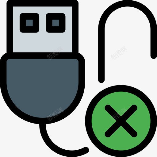 Usb台式电脑3台线颜色图标svg_新图网 https://ixintu.com Usb 台式电脑3台 线颜色