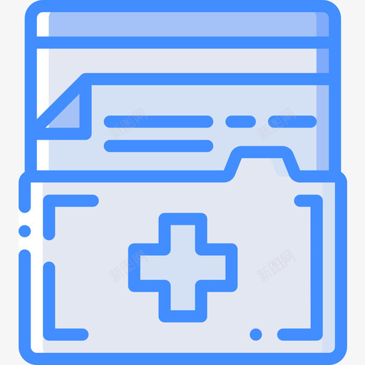 病史mobicons9蓝色图标svg_新图网 https://ixintu.com mobicons9 病史 蓝色