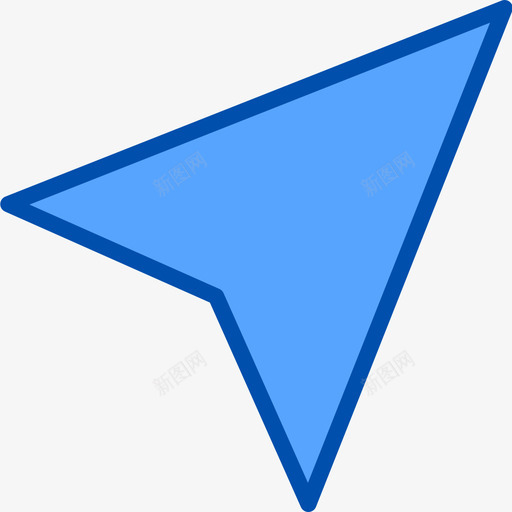 罗盘时间和地图4蓝色图标svg_新图网 https://ixintu.com 时间和地图4 罗盘 蓝色