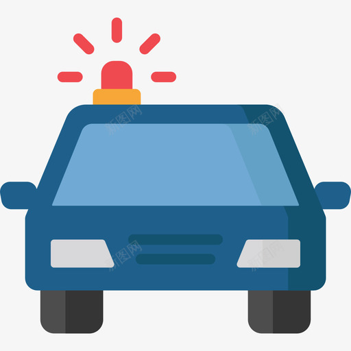警车私家侦探11号平的图标svg_新图网 https://ixintu.com 平的 私家侦探11号 警车