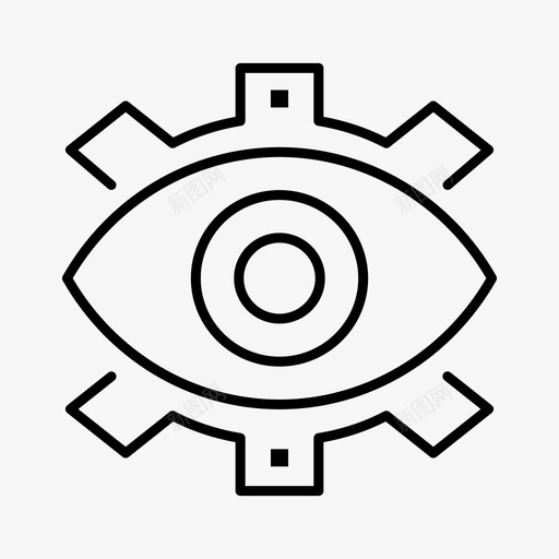 眼睛商业创意图标svg_新图网 https://ixintu.com 创意 商业 生产 眼睛 观点 项目管理和发展
