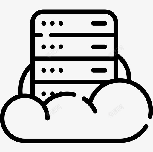 数据库互联网技术11线性图标svg_新图网 https://ixintu.com 互联网技术11 数据库 线性