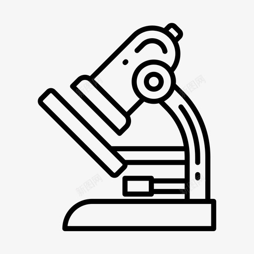 显微镜教育学校图标svg_新图网 https://ixintu.com 学校 教育 显微镜