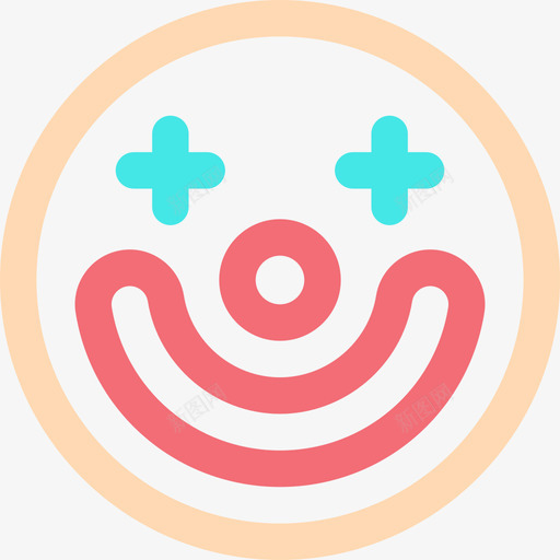 小丑59岁生日正色图标svg_新图网 https://ixintu.com 59岁生日 小丑 正色