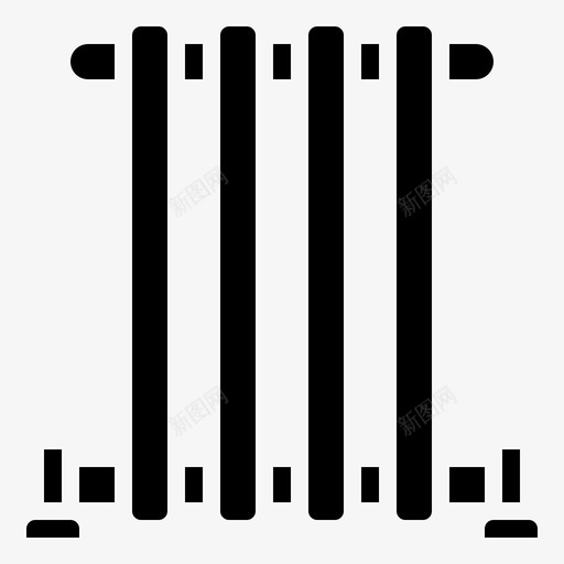 壁式加热器对流式房间式图标svg_新图网 https://ixintu.com 加热器和热交换器 壁式加热器 对流式 房间式 热式