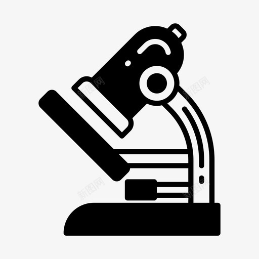 显微镜教育学校图标svg_新图网 https://ixintu.com 学校 教育 显微镜