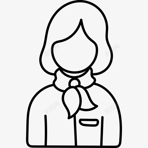 女人阿凡达56黑人图标svg_新图网 https://ixintu.com 女人 阿凡达56 黑人