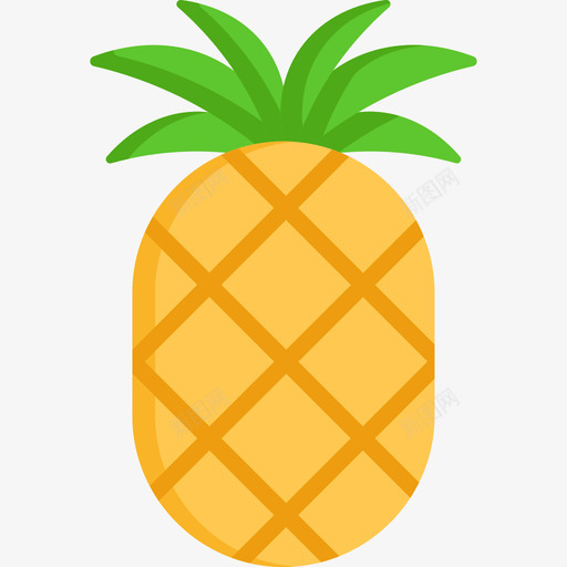 菠萝夏季销售2平淡图标svg_新图网 https://ixintu.com 夏季销售2 平淡 菠萝