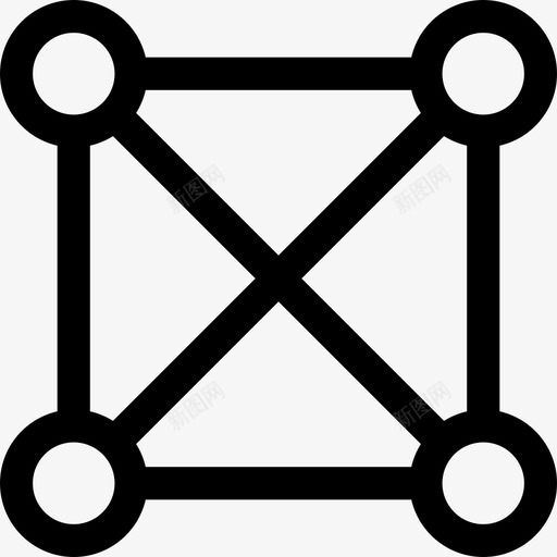 流连接节点图标svg_新图网 https://ixintu.com 停止 形状纹理 流 节点 进程 连接