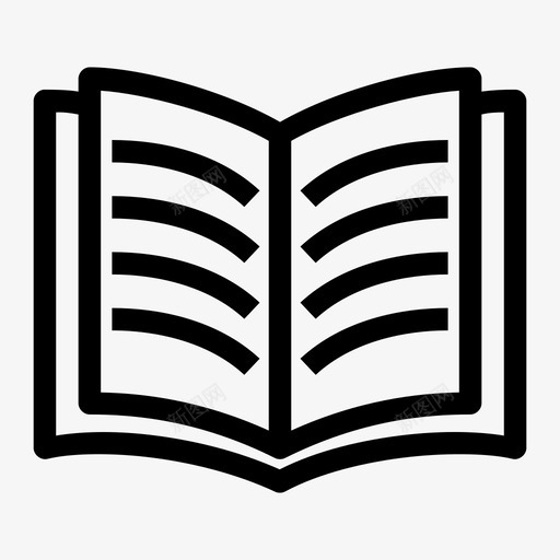 字典学院书图标svg_新图网 https://ixintu.com 书 字典 学习 学院 英语 语言
