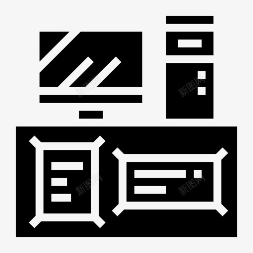 电脑商务网上销售图标svg_新图网 https://ixintu.com 商务 电脑 网上销售 购物 黑色星期五