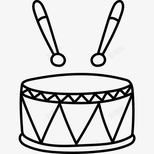 黑鼓18图标svg_新图网 https://ixintu.com 18 黑鼓