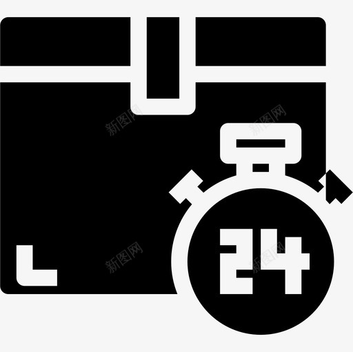 箱物流20填充图标svg_新图网 https://ixintu.com 填充 物流20 箱