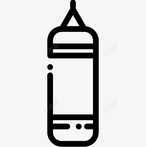 冲孔袋极限运动18直线型图标svg_新图网 https://ixintu.com 冲孔袋 极限运动18 直线型