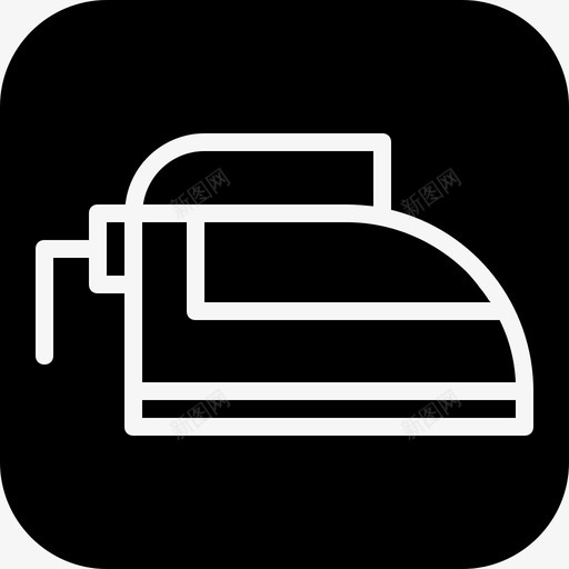 熨斗电子产品家用图标svg_新图网 https://ixintu.com 家用 洗衣房 熨斗 电子产品 蒸笼