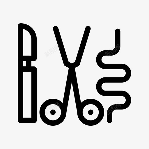 仪器医疗外科图标svg_新图网 https://ixintu.com 仪器 医疗 外科 工具 生物化学和医疗保健