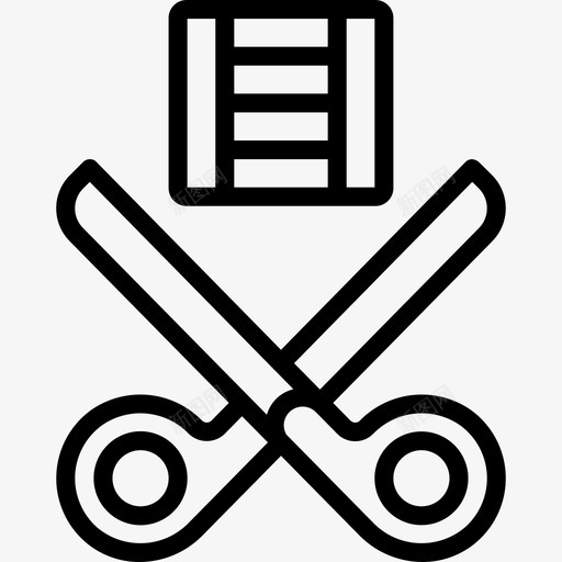 胶片卷盘多媒体31线性图标svg_新图网 https://ixintu.com 多媒体31 线性 胶片卷盘