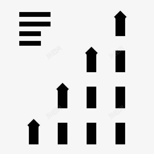 业务图图表预测图标svg_新图网 https://ixintu.com 业务图 业务图表和图表 图形 图表 增长 预测