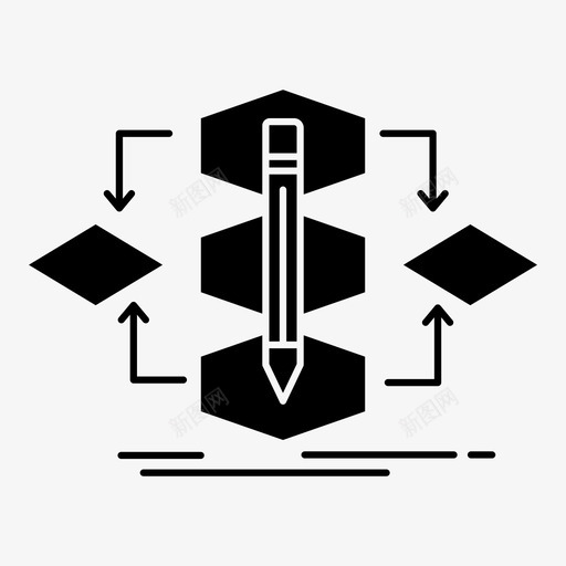 算法方法图标svg_新图网 https://ixintu.com 数据科学和制造实验室 方法 模型 算法 设计 过程