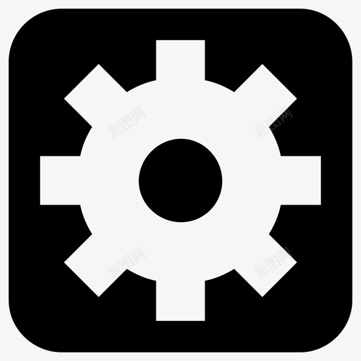 cogs配置编辑图标svg_新图网 https://ixintu.com cogs 工作 系统 编辑 设置 配置