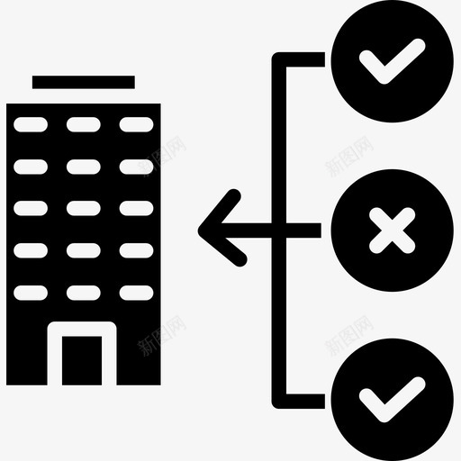 建筑商业和管理5坚实图标svg_新图网 https://ixintu.com 商业和管理5 坚实 建筑