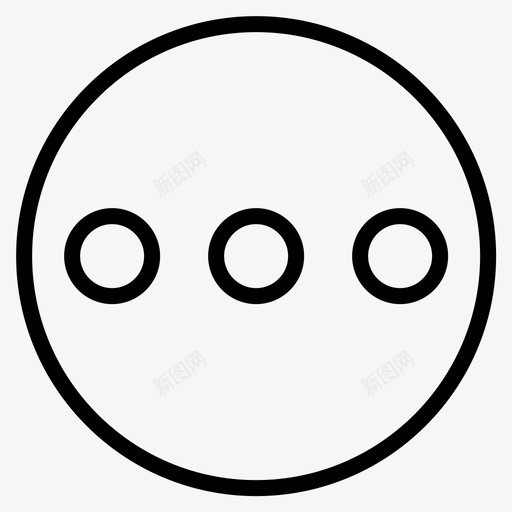 更多基本10直线图标svg_新图网 https://ixintu.com 基本10 更多 直线